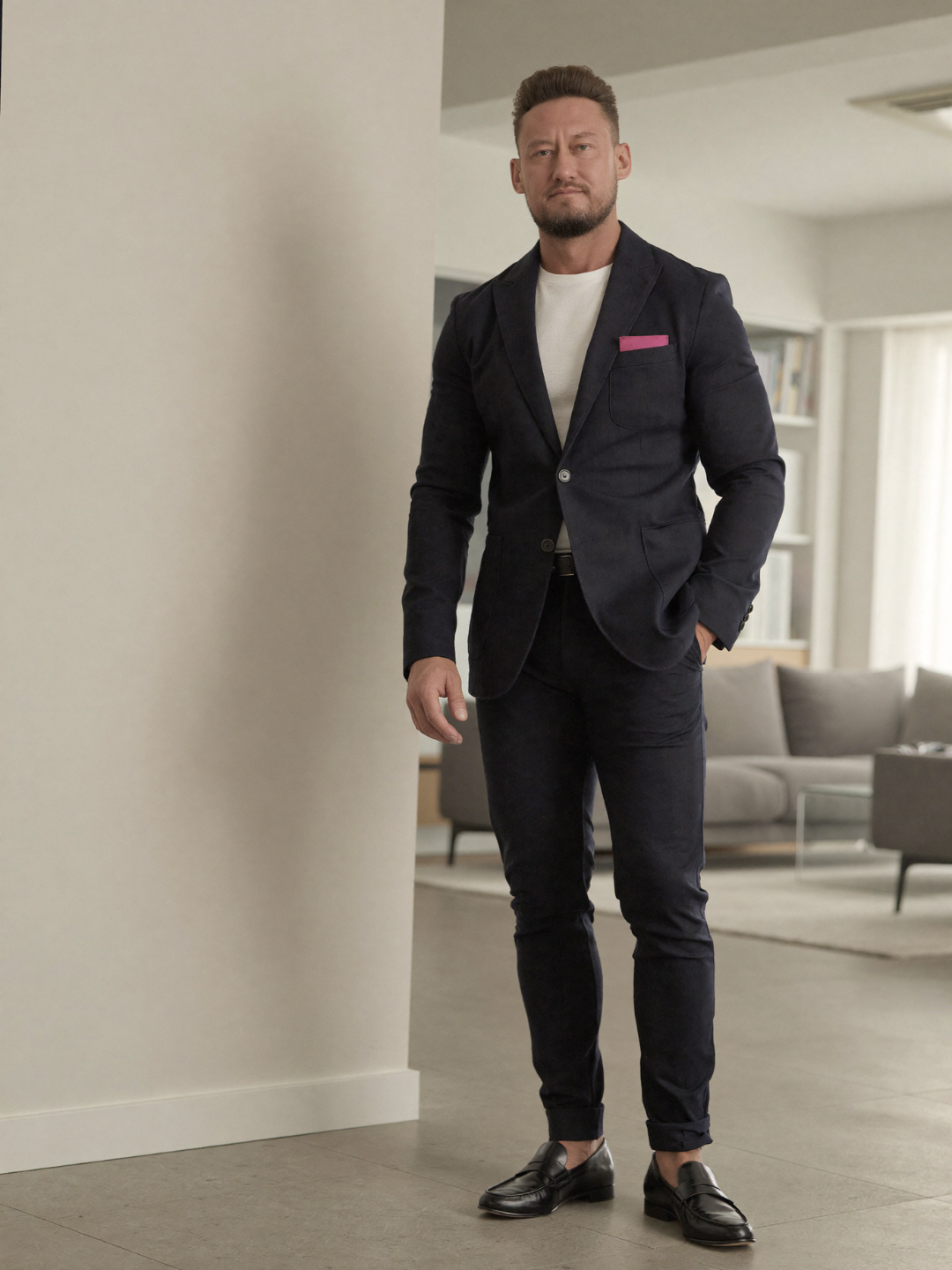 Jorge M. J. Żak in a dark suit